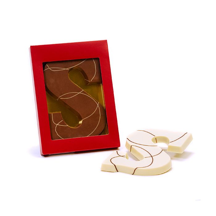 Chocoladeletter S Hazelnootpraline