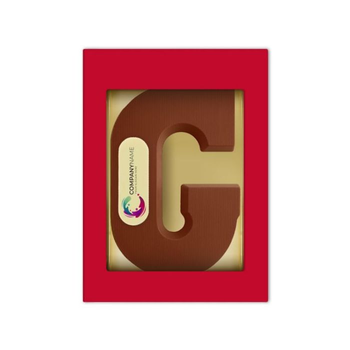 Chocoladeletter met logo G