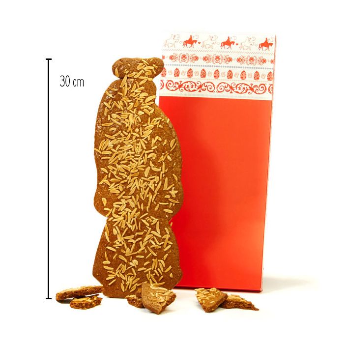 Roomboter speculaaspop van 250 gram - ca. 30 cm