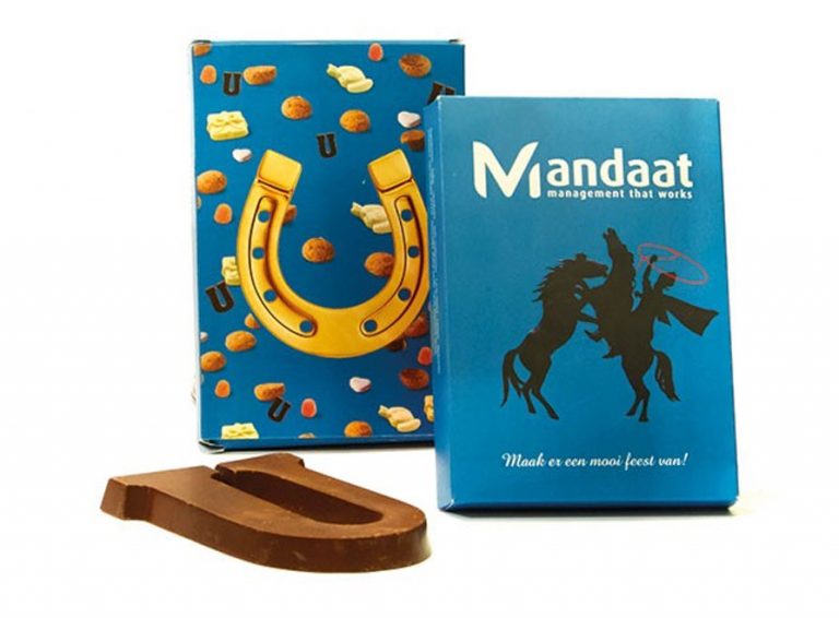 Luxe chocoladeletters voor personeel of gewaardeerde relaties