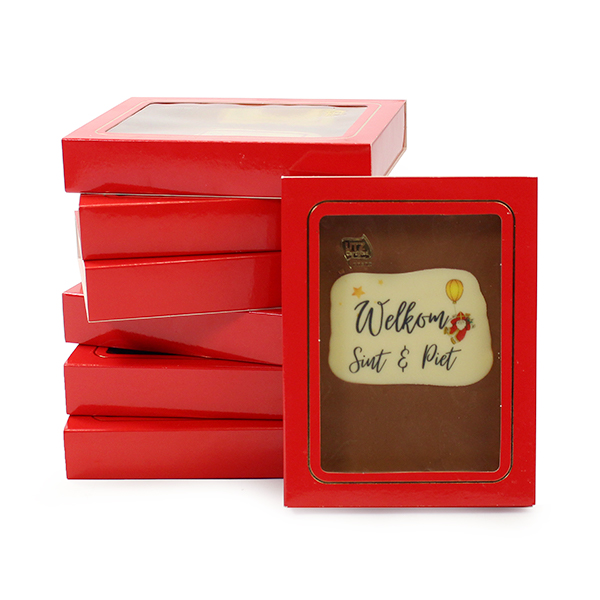 Verras je bedrijf of relaties met sinterklaaslekkernijen van chocolade